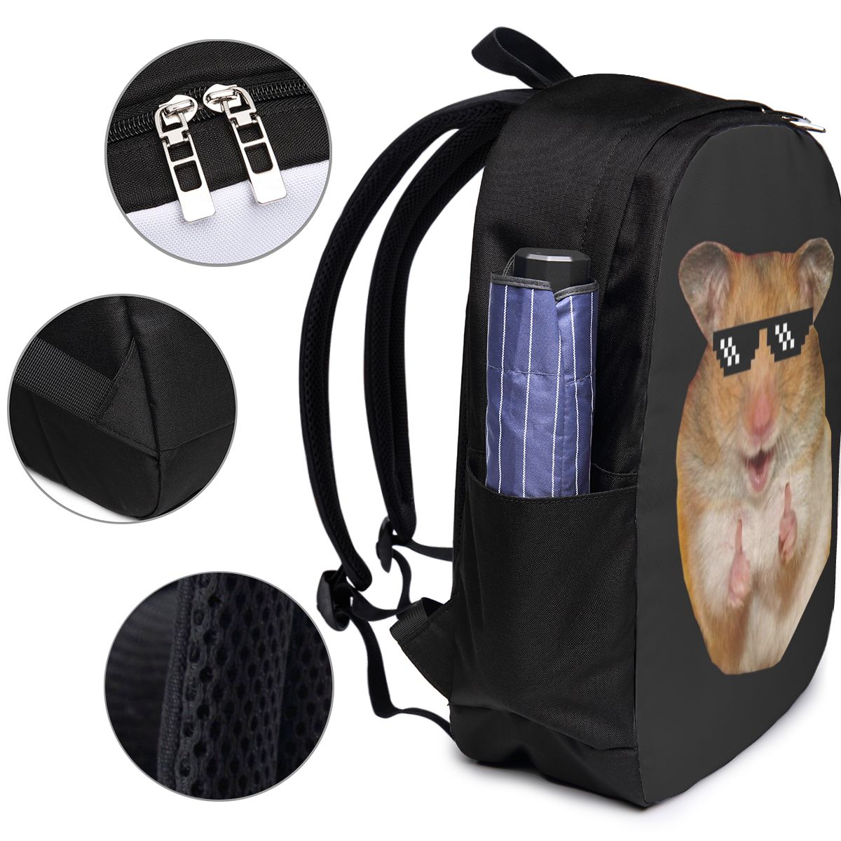 Funny Hamster Backpack Travel  - Laptop Bag review and price