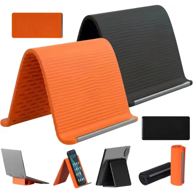 Flexible Foldable Silicone Pho - Laptop Stand review and price