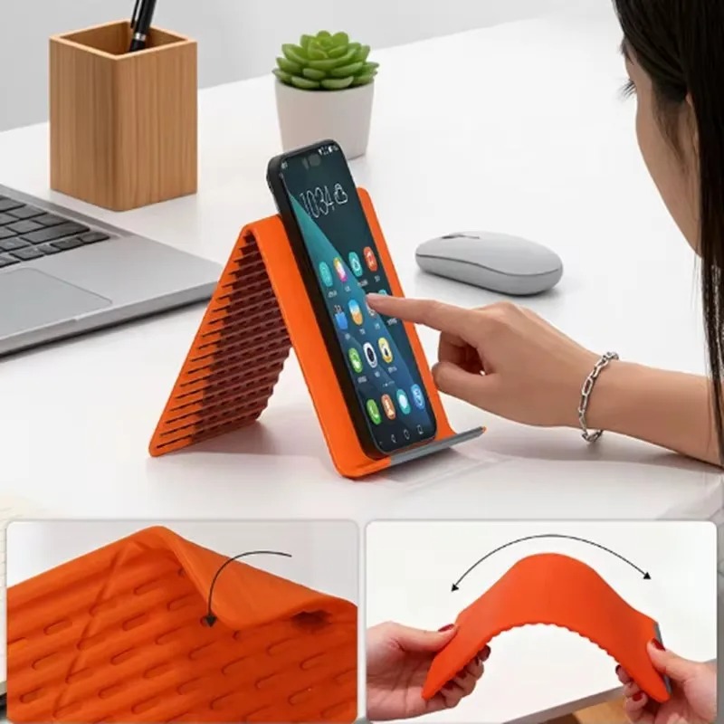 Flexible Foldable Silicone Pho - Laptop Stand review and price