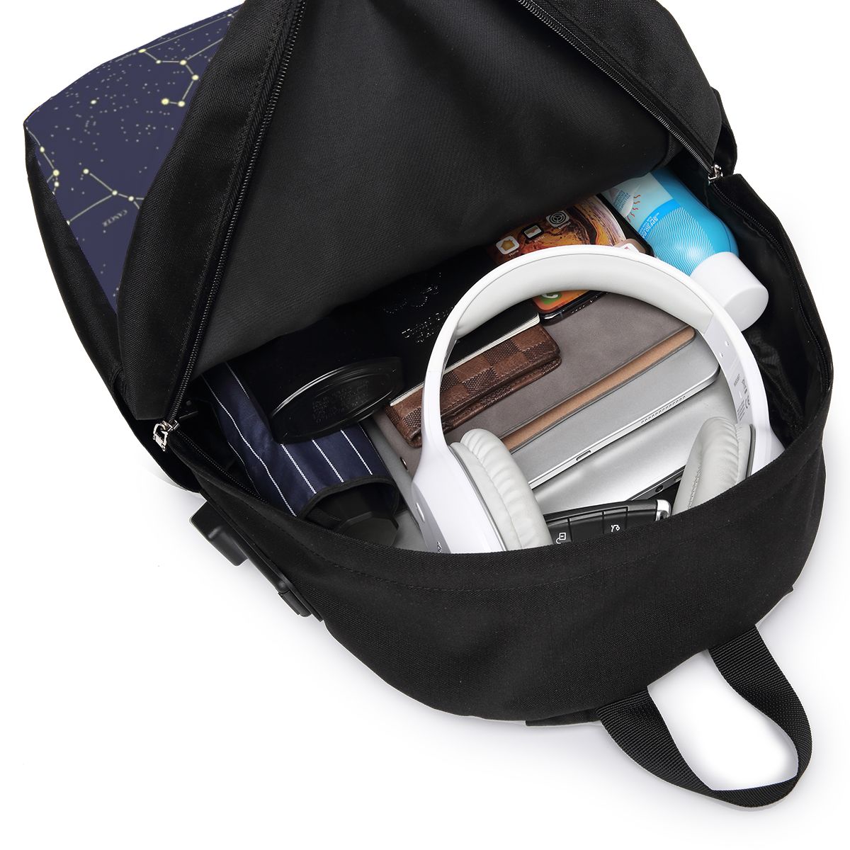 Night Sky Golden Celestial Sta - Laptop Bag review and price